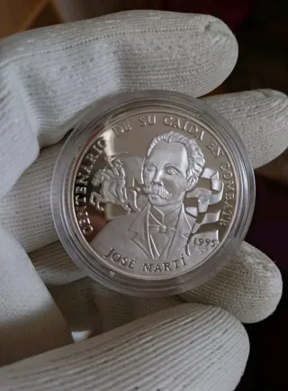 Moneda de plata cuba 1 onza rarisima