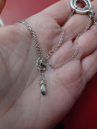 Colgante y cadena  plata