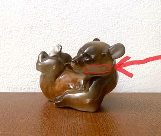 LOMONOSOV LFZ Russia Orso Soprammobile