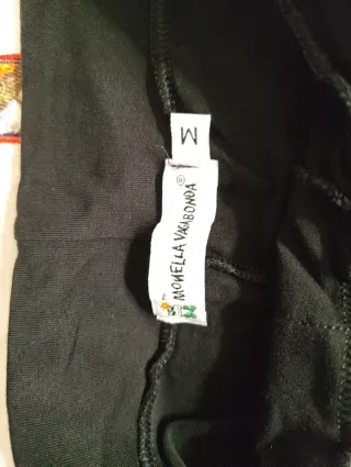 Pantaloni tuta neri pinocchetto con gamba dritta