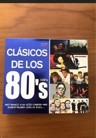 CD Clásicos de los 80's 3CD's