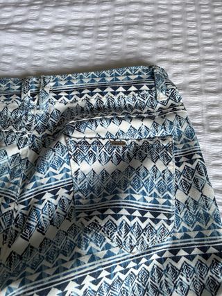 Pantalones cortos Guante estampado azul talla 40