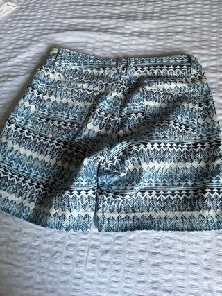 Pantalones cortos Guante estampado azul talla 40