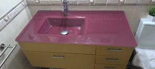 2 MUEBLES DE ASEO completos y un 1 estantería de 2