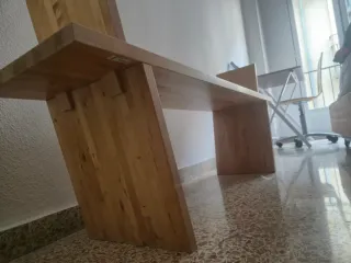 Banco de madera para zapatos