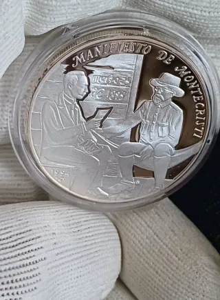 Ultra rara moneda de plata cuba 1 oz