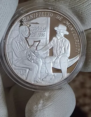 Ultra rara moneda de plata cuba 1 oz