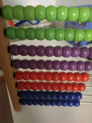 Ábaco Montessori de madera