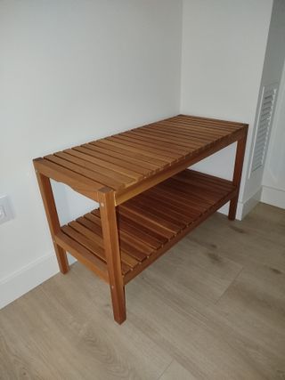 Banco de madera Ikea Molger