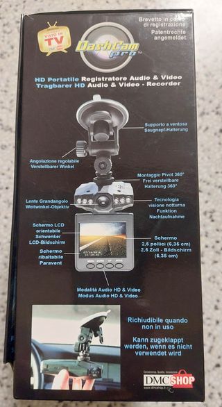 DashCam Pro HD Registratore Audio & Video
