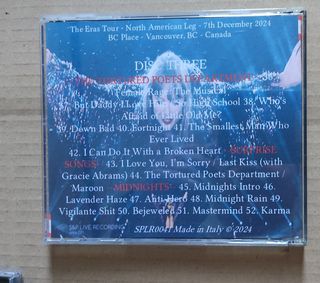 Taylor Swift - Eras T Vancouver '24 w/ Abrams 3cd