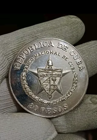 Ultra raro monedon de 2 oz cuba solo 500 ex