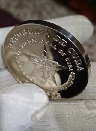 Ultra raro monedon de 2 oz cuba solo 500 ex