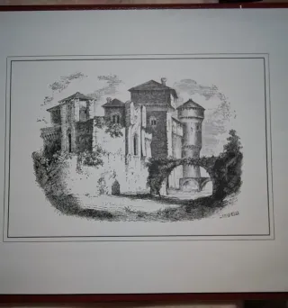 Antiquariato: Incisione Castello Antico