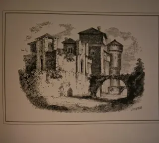 Antiquariato: Incisione Castello Antico