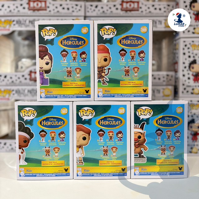 Colección Funko Pop! Hércules – Disney (5 Figuras)