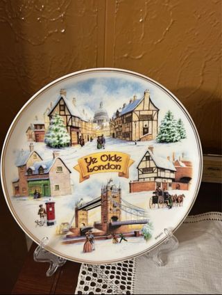 Plato decorativo Ye Olde London