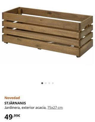 Jardineras de madera para terraza