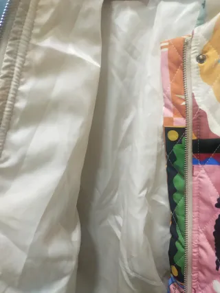 Conjunto acolchado vintage multicolor