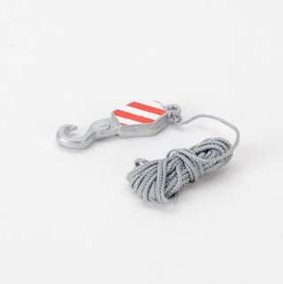 Gancio per gru Bruder con corda, riferimento 43579