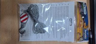 Gancio per gru Bruder con corda, riferimento 43579