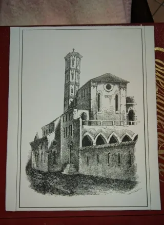 Antiquariato Disegno Architettura Chiesa
