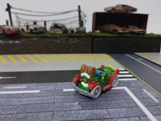 Coche Goofy Disney Deluxe Burago Diecast