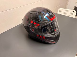 Casco moto Shiro Carbono Diseño Deportivo