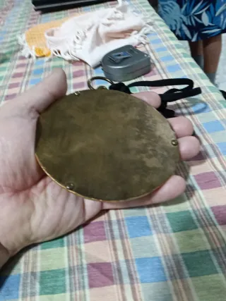 Medallón antiguo escena rococó