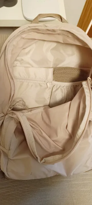 Mochila Adidas Rosa Palo y Beige Original