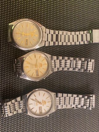 3 Orologi Automatici Orient Uomo