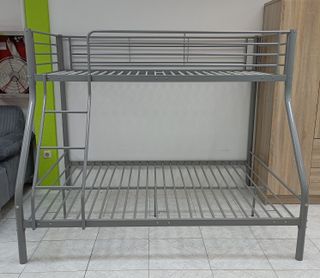 Litera Matrimonial-L Gris + 2 Colchones HR. OFERTA