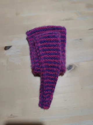 Sciarpa Sophie Mohair Bicolore fucsia e Viola