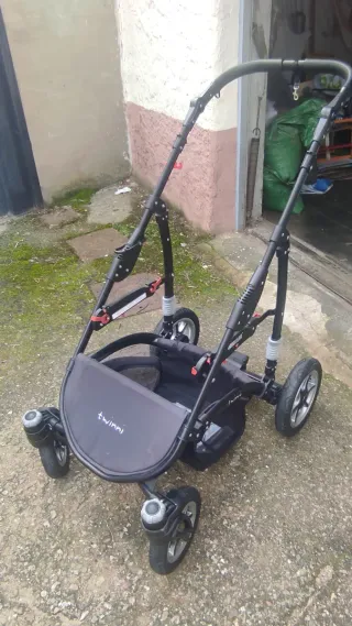 Silla gemelar verde y negra