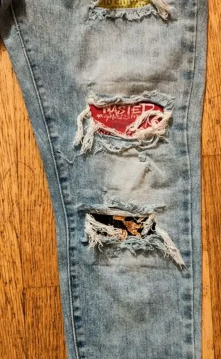 Jeans uomo Denim Art strappati