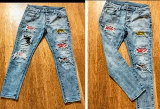 Jeans uomo Denim Art strappati