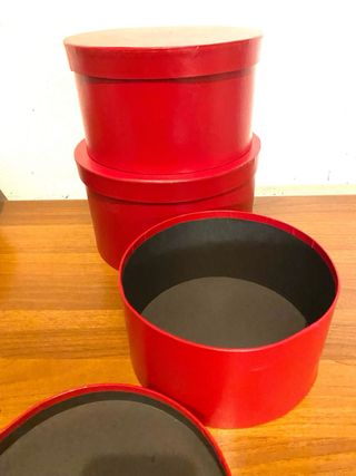 Set 3 Cappelliere Rosse