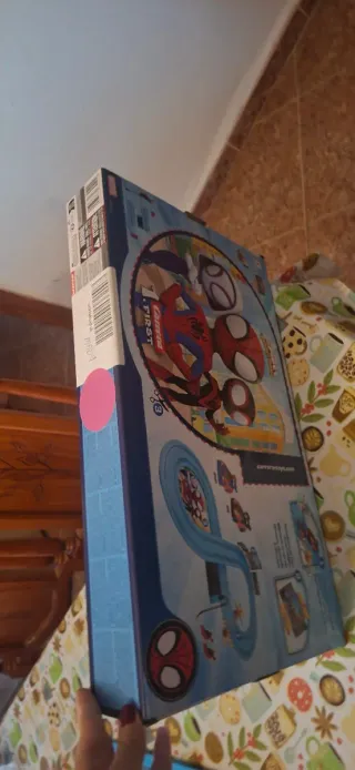 Pista Carreras Spiderman Go First spidey