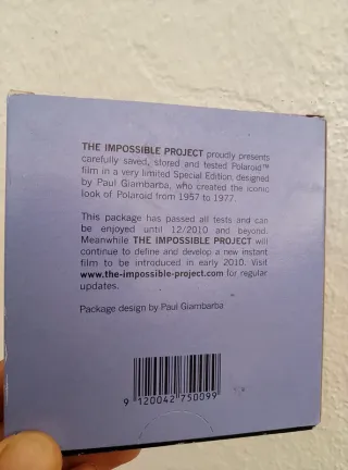 Impossible Polaroid Image Paul Giambarba Edition