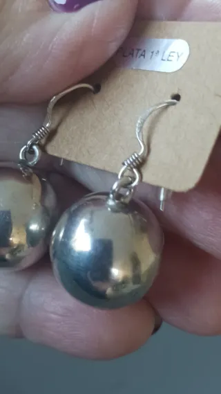 Pendientes de Plata de Ley
