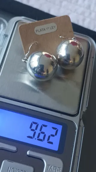 Pendientes de Plata de Ley