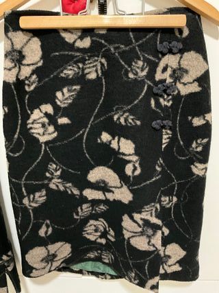 Traje chaqueta estilo japonés floral