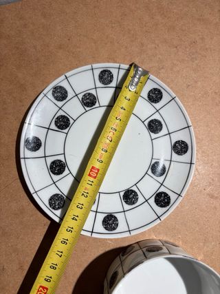 Taza y plato O Castro Sargadelos