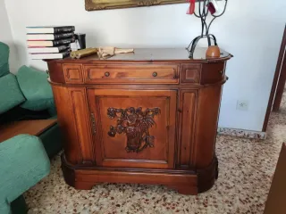 Mueble Cómoda Aparador Madera Tallada