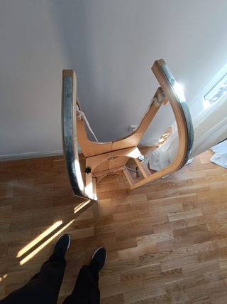 Trineo de madera tradicional