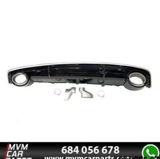 Difusor Trasero Audi A7 2015-2018 Look RS7 ABS