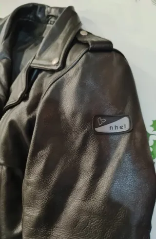 Chaqueta Piel Moto Mujer Talla L