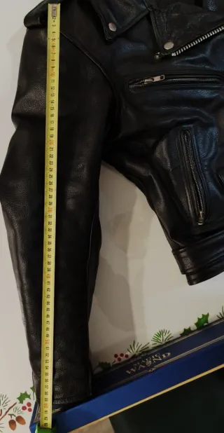 Chaqueta Piel Moto Mujer Talla L