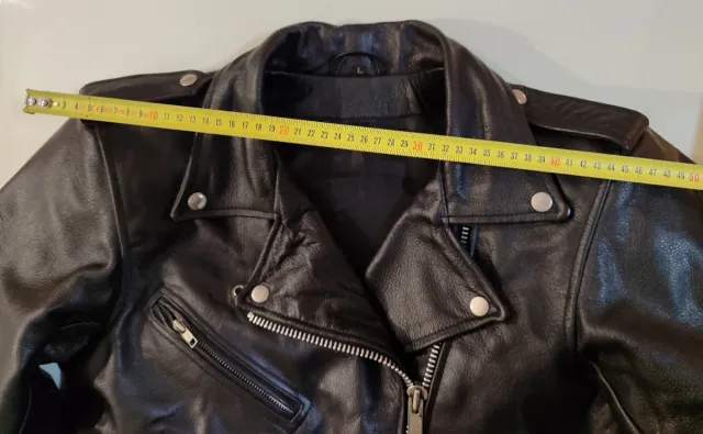 Chaqueta Piel Moto Mujer Talla L