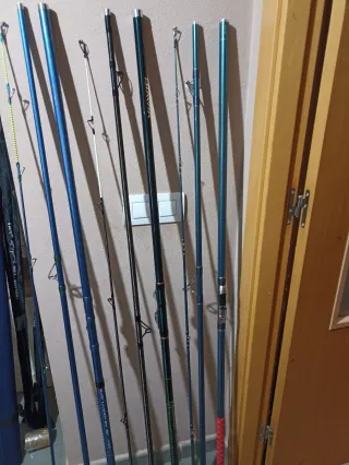 Equipo de cañas de surfcasting